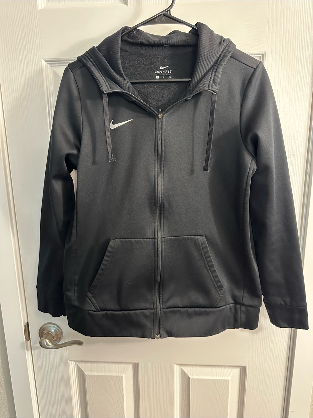 Nike M Black Dri-FIT Full-Zip Athletic Hoodie